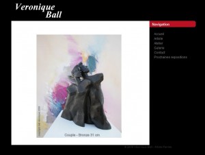 Veronique Ball artiste peintre et sculpture - Page d'acceuil
